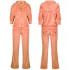 Conjunto de chándal para mujer, 2 piezas, trajes de terciopelo,