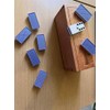 Domino Profesional Azul en Caja Madera Valenciana