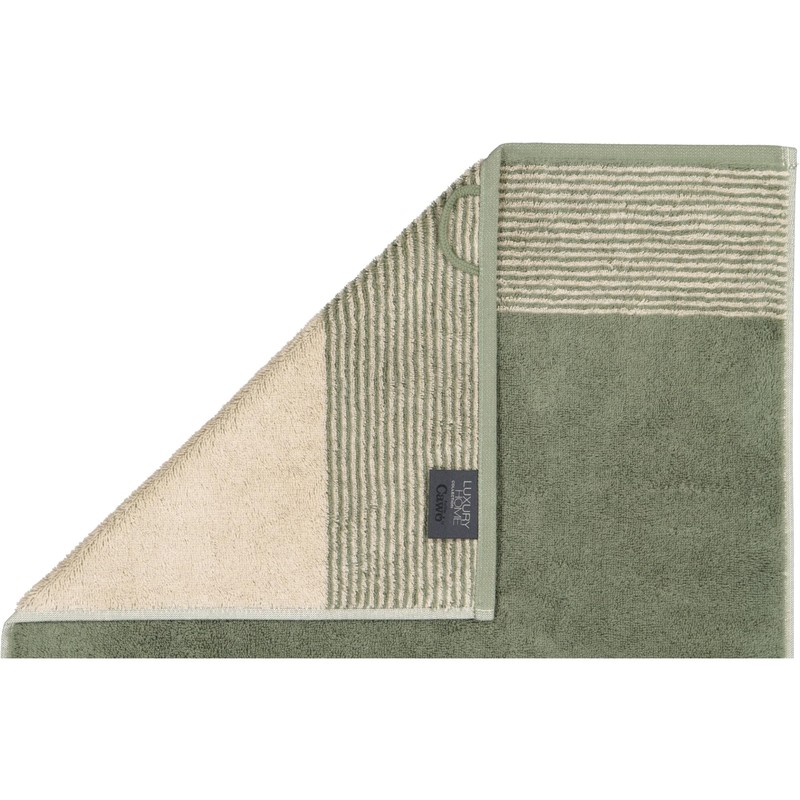 CAWÖ Home Luxury Home Two-Tone 590 Field 34 Guest Towel