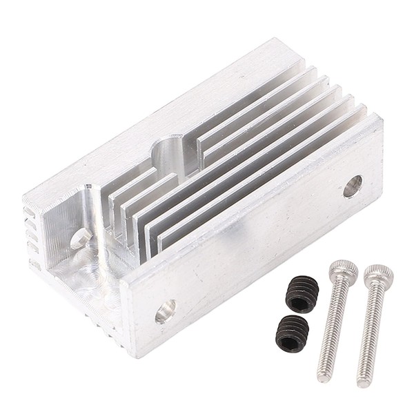 Yanmis 3D Printer Heatsink, Aluminum Heatsink Fast Cooling Block Fit