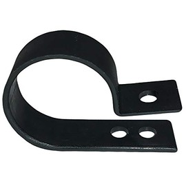 1" Electriduct Heavy Duty Nylon Cable Clamps Mouting Wire Clips - 25pcs | Black