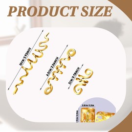 DWFEYOI Aluminium Dread Lock, 43 Pieces Metal Cuffs Dreadlocks, Hair Accessories, Braiding Hair Jewellery, Dreadlocks Accessories, Metal Clip