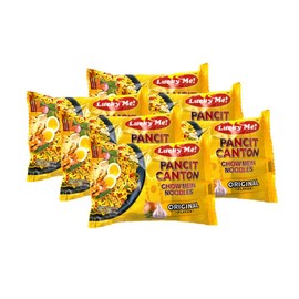 Instant Pancit Canton Original Flavor (Instant Chow Mein Original Flavor) - 2.29oz [Pack of 6]
