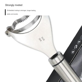 Snblzhef Corn Cob Peeler Corn Stripper Corn Cob Stripper Tool, Stainless Steel Corn Thresher,