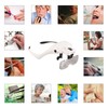 Head Mounted Magnifying Glass 2pcs LED Light Adjustable Rechargeable Headband
