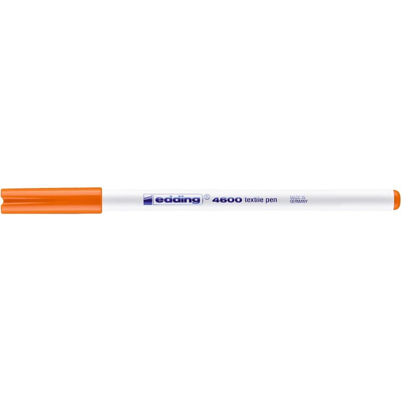 Edding Textile Marker 4600 Orange 1.0 mm Pack of 3