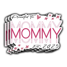 (3Pcs) Mommy Vinyl Sticker - Decal for Water Bottles, Books, Laptops, Phones, Tumblers, Size 2.2 x 3 Inch