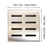 WUXIANCILANG Drain Grate Covers Outdoor Large; Outdoor Drain Cover; Stainless