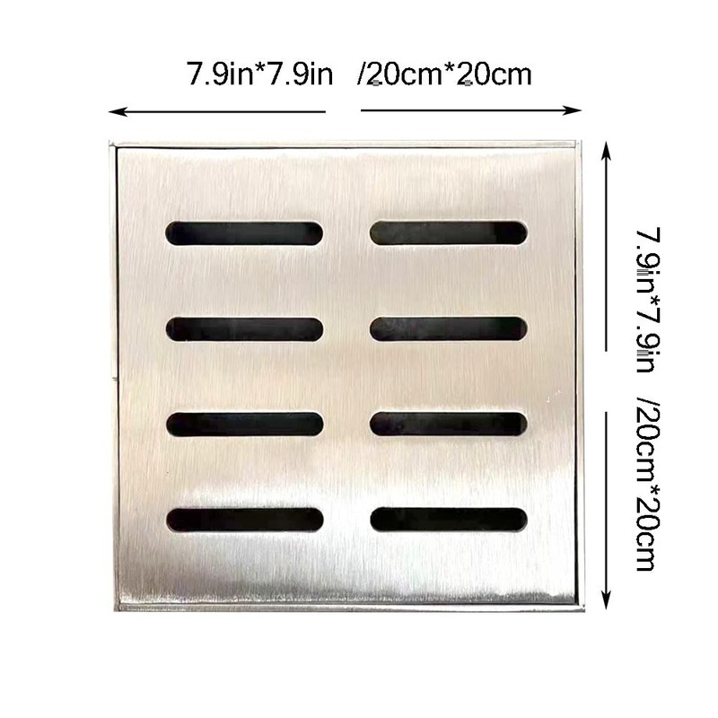 WUXIANCILANG Drain Grate Covers Outdoor Large; Outdoor Drain Cover; Stainless