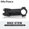 Alfa Pasca Carbon Stem 3K Matt Handlebar Stem 31.8 Carbon
