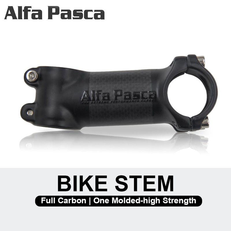 Alfa Pasca Carbon Stem 3K Matt Handlebar Stem 31.8 Carbon
