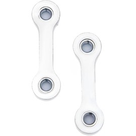 VPZMT Fits for Vance and Hines Exhaust Hardware Kit 2 Bone Link Blocks and 4 Bolts 21989