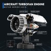Reobrix Aircraft Engine Building Sets, Engine Model Kit That Works,