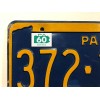 1960 Pennsylvania License Plate Registration Sticker, PA, Classic, Vintage, Tag