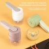 6 In1 Garlic Beater Wireless Garlic Masher Multifunctional Mini Handheld