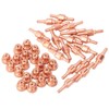 Plasma Electrodes Nozzles, 40pcs Red Copper Plasma Cutter Consumables Electrode