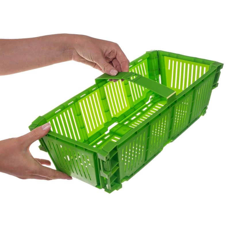 KADAX Plastic Harvest Basket, 40 x 18 x 11.5 cm,