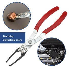 LT Easiyl 2 Piece Car Relay Puller Puller Repair Tool Car Fuse Puller Removal Tool Car Relay Disassembly Clamp Tool for Removing Relays on Vehicles