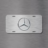 Amel Mercedes- Simulated Brushed Print Plate Vehicle License Plate Auto