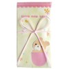 Imamura Shiko Celebration Bag/Gold Seal for Baby Birth Gift Pocket Baby (Pink Bear)
