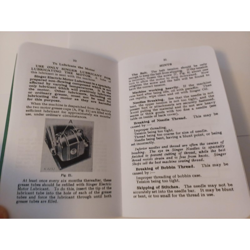 TabSynth Design Works LLC Singer 221K Featherweight Sewing Machine Manual