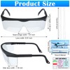 Saysurey 2 Set Aviation Flight Training Glasses Adjustable View Limiting