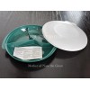 Tupperware Reheatables Divided Plate w/ Seal Microwave Safe Dish Green
