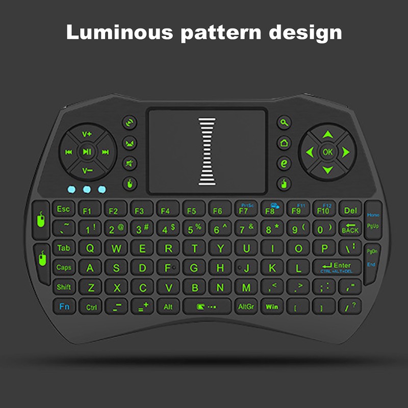 Mini Wireless Keyboard Remote 2.4GHz USB Reciver QWERTY for Android