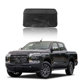 HIRUFAIT Gas Cap Cover Trim for M-itsubishi Triton & L200 2024 2025, Fuel Tank Cover Decor Oil Gas Door Cap Sticker ABS Material Accessories (Carbon Fiber Pattern)