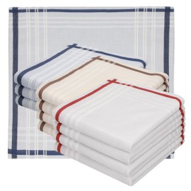 Betz Handkerchiefs Men's Handkerchiefs 100% Cotton Size 40 x 40 cm Lord 1 L Design 35, Pack of 12