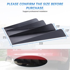 KEEPDSGN For E36 E90 E91 E92 E93 330i 335i Rear Diffuser Bumper Fins Splitter Spoiler Lip