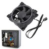 80 Mm Case Fan, 4 Pin PWM Silent Computer Fan,