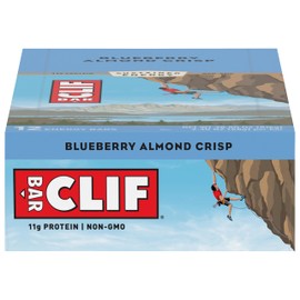 CLIF BARS - Energy Bars - Blueberry Crisp - (2.4 Ounce Protein Bars, 12 Count)