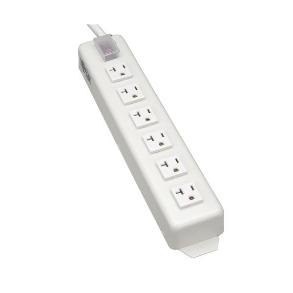 Tripp Lite 6 Outlet Home & Office Power Strip, 20A, 15ft Cord with 5-20P Plug, Lifetime Warranty (TLM615NC20)