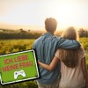Metal Sign with Gamer Motif and Saying: Ich liebe es