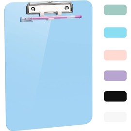 SFLHHDM Clipboard, A4 Binder Clip, Vertical File Board, Cute, Pen Holder Included, Clipboard Folder, Wall Hanging, Cute, Drawing Board, Easy to Write, Accounting Board, Waterproof, Vertical,