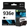 LinkDocs 936e Black Ink Cartridge (with Chip) Replacement for HP