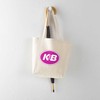 CafePress K&B Logo Tote Bag Natural Canvas Tote Bag, Reusable