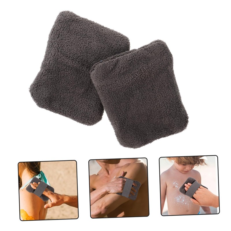 Sosoport 2pcs Sand Remover Mitts and Bag Efficient Sand Removal