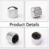 4pcs Electric Bass Guitar Volume Tone Control Knobs Dome Knobs