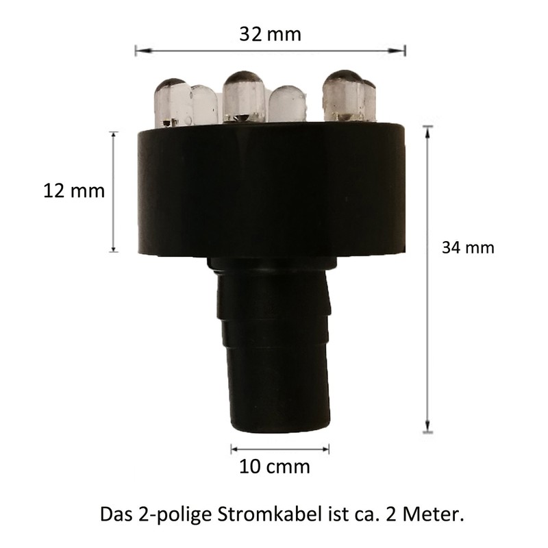 Köhko 29002 Complete Lighting Technology for Fountain Including LED Ring,