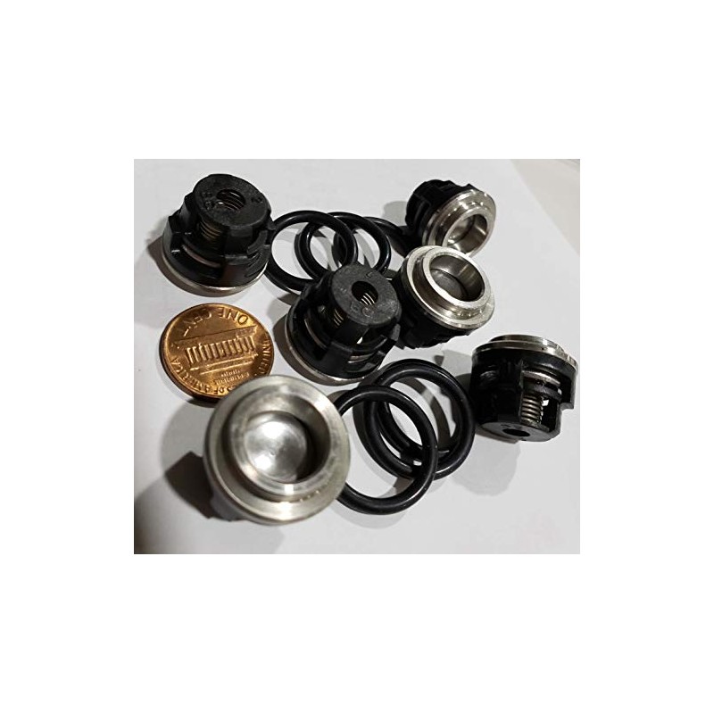 AR ANNOVI REVERBERI Replacement Valve Kit 6 Pack, AR2125, Black