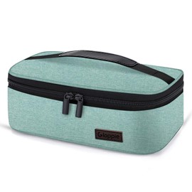 Gloppie Little Lunch Bag Small Insulated Lunch Box for Women Kids Lunchbox Mini Lunchbag Portable Cooler Bags Petty Lunch Pail Reusable Snack Container, Green