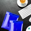 Amiff Blue Metallic Bubble Mailers, 6.5 x 9 Inches. 25