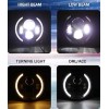 US- 2x Fit Volkswagen Beetle 50-79 7'' Round LED Headlights