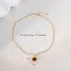 Sonateomber Gold Natural Tigers Eye Stone Pendant Necklace for Women