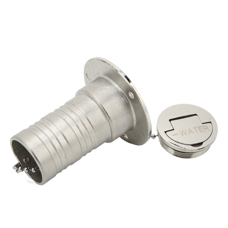 Marine Boat Deck Filler with Keyless Cap Stainless Steel Mirror