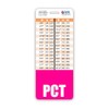 PCT Badge Buddy Vertical w/Height & Weight Conversion Charts (Oversized,