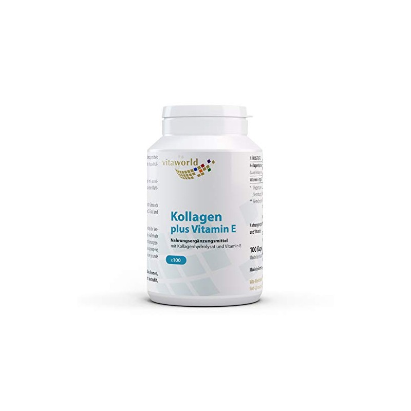 Vita World 3 Pack Collagen 500Mg + Vitamin E 24Mg