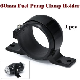 60mm Aluminum Inline Fuel Pump or Filter Mounting Bracket Mount Clamp Fits Bosch 044 Pump Billet Black